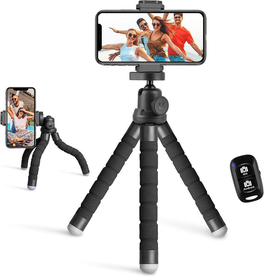 Gimlos - Portable and Flexible Phone Tripod Stand (Flexible)