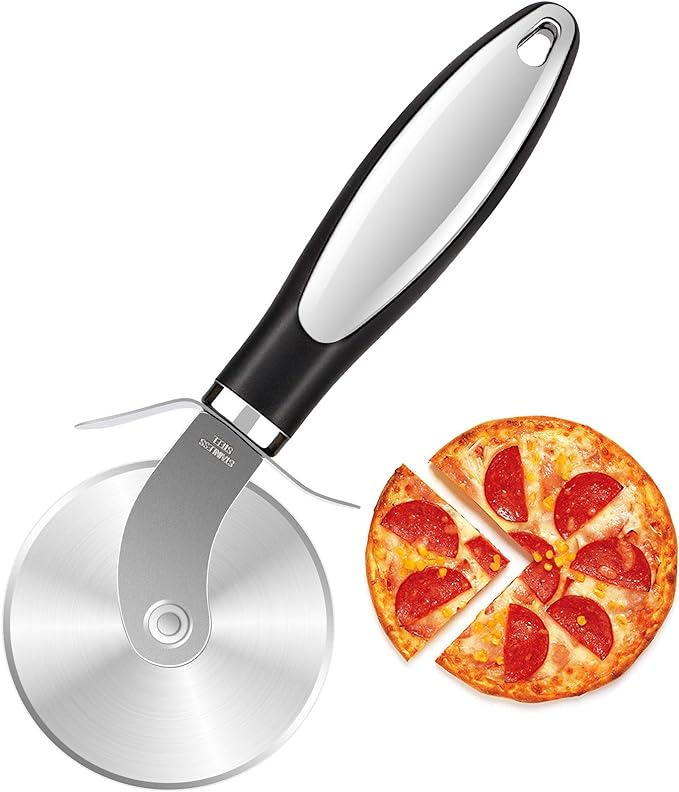 Pizza Cutter Wheel - Premium Kitchen Pizza Cutter - Super Sharp and Easy to Clean Pizza Slicer, Pizza Wheel