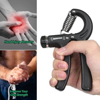 Hand Grip Strengthener (Adjustable hand grips for strength training) Wrist and Forearm Strength Trainer