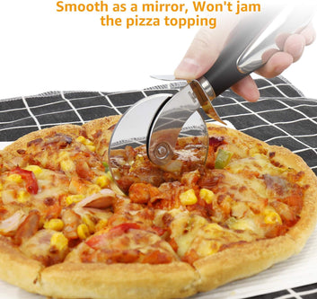 Pizza Cutter Wheel - Premium Kitchen Pizza Cutter - Super Sharp and Easy to Clean Pizza Slicer, Pizza Wheel