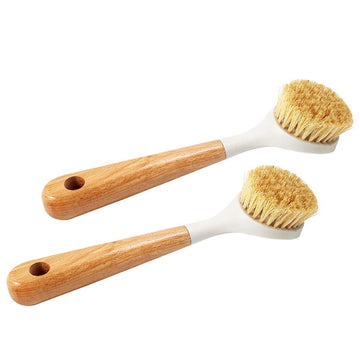 Dish Brush Scouring Pad Set with Bottle Brush, Dish Brush